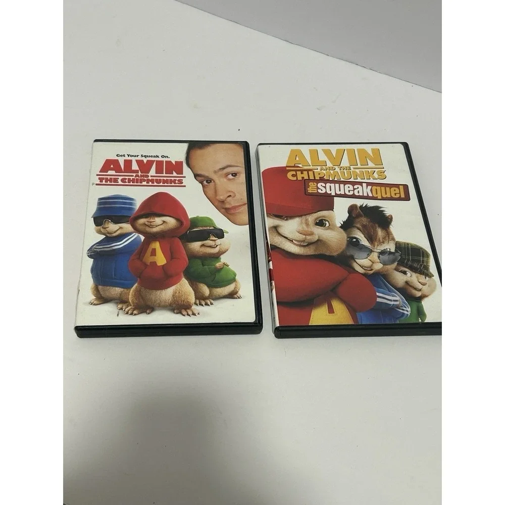 Alvin and the Chipmunks 1&2 2 DVD Set 2007 Jason Lee Family Comedy Widescreen - Picture 1 of 5